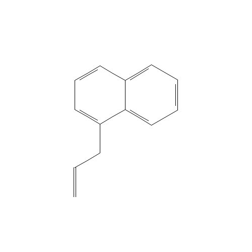 1-ALLYLNAPHTHALENE (CAS: 2489-86-3) - Chemical Structure and Molecular Formula 