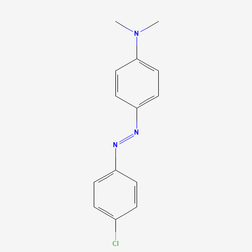 4'-CHLORO-4-DIMETHYLAMINOAZOBENZENE (CAS: 2491-76-1) - Chemical Structure and Molecular Formula 