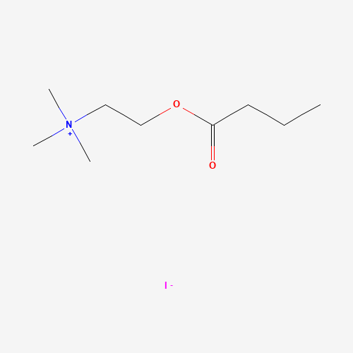 BUTYRYLCHOLINE IODIDE (CAS: 2494-56-6) - Chemical Structure and Molecular Formula 