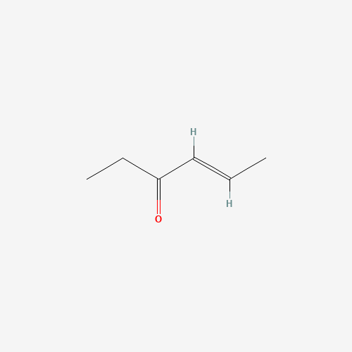 4-HEXEN-3-ONE (CAS: 2497-21-4) - Chemical Structure and Molecular Formula 