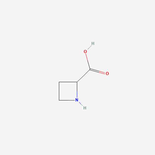 AZETIDINE-2-CARBOXYLIC ACID (CAS: 2517-04-6) - Chemical Structure and Molecular Formula 