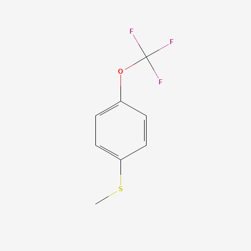 4-(TRIFLUOROMETHOXY)PHENYL METHYL SULFIDE (CAS: 2546-45-4) - Chemical Structure and Molecular Formula 