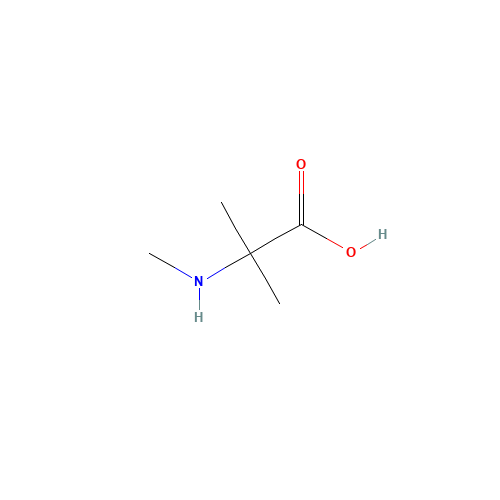 N-ME-AIB-OH HCL (CAS: 2566-34-9) - Chemical Structure and Molecular Formula 