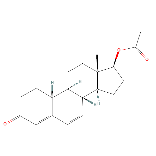 Dehydronandrolon (CAS: 2590-41-2) - Chemical Structure and Molecular Formula 