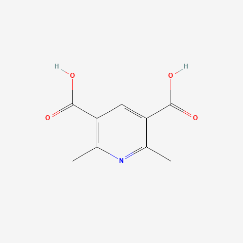 2,6-DIMETHYL-3,5-PYRIDINEDICARBOXYLIC ACID (CAS: 2602-36-0) - Chemical Structure and Molecular Formula 