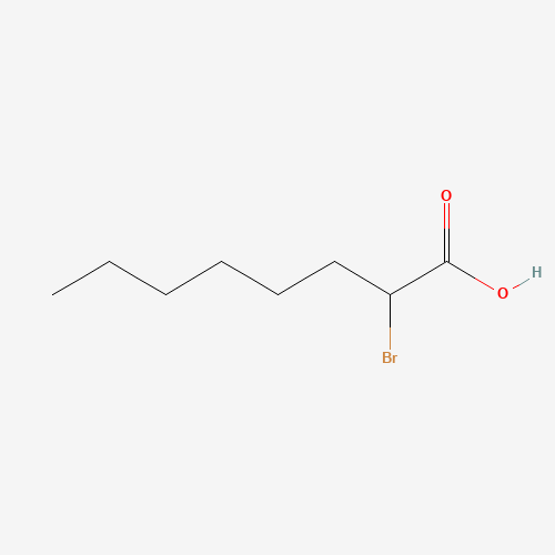 2-BROMOOCTANOIC ACID (CAS: 2623-82-7) - Chemical Structure and Molecular Formula 