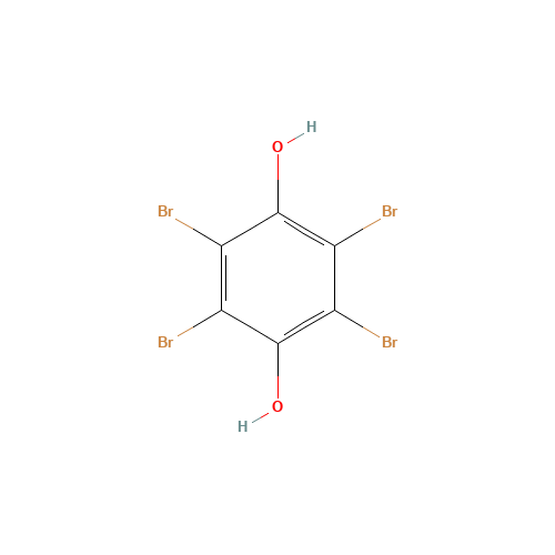 TETRABROMOHYDROQUINONE (CAS: 2641-89-6) - Chemical Structure and Molecular Formula 