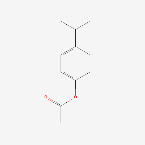 4-ISOPROPYLPHENYL ACETATE (CAS: 2664-32-6) - Chemical Structure and Molecular Formula 