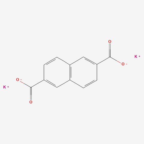 2,6-NAPHTHALENEDICARBOXYLIC ACID,DIPOTASSIUM SALT (CAS: 2666-06-0) - Chemical Structure and Molecular Formula 