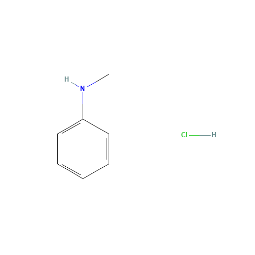 N-METHYLANILINE HYDROCHLORIDE (CAS: 2739-12-0) - Chemical Structure and Molecular Formula 