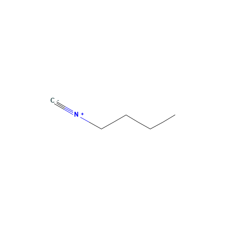 N-BUTYLISOCYANIDE (CAS: 2769-64-4) - Chemical Structure and Molecular Formula 