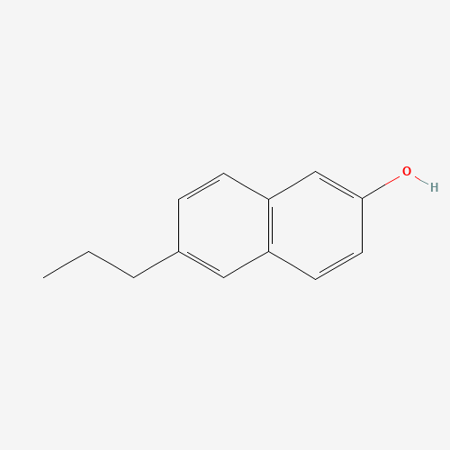 6-Propyl-2-naphthol (CAS: 2776-56-9) - Chemical Structure and Molecular Formula 