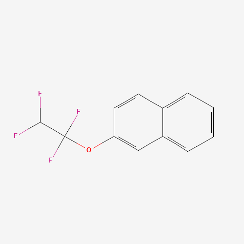 2-(1,1,2,2-TETRAFLUOROETHOXY)NAPHTHALENE (CAS: 2796-08-9) - Chemical Structure and Molecular Formula 