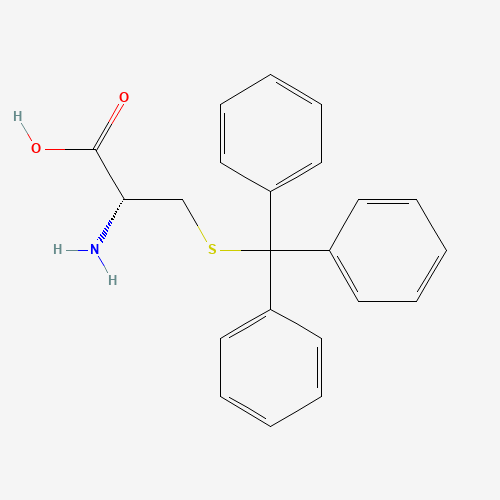 S-Trityl-L-cysteine chemical structure S-Trityl-L-cysteine (CAS: 2799-07-7) - Chemical Structure and Molecular Formula