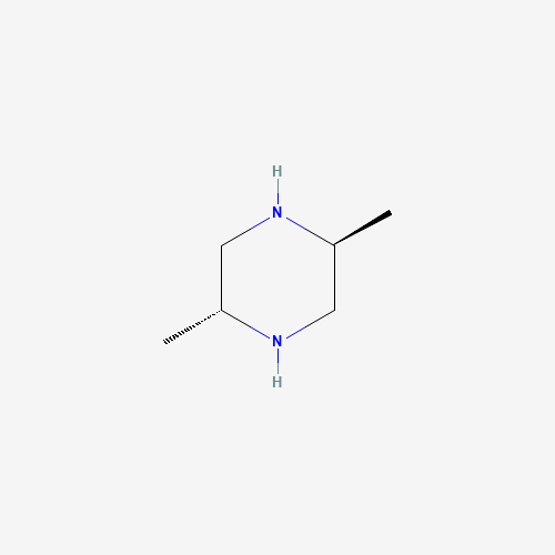 trans-2,5-Dimethylpiperazine (CAS: 2815-34-1) - Chemical Structure and Molecular Formula 