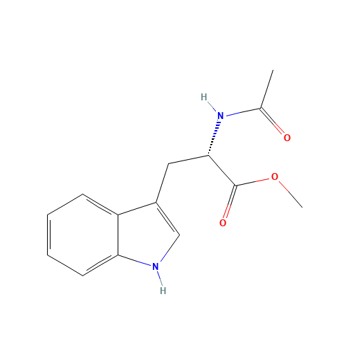 AC-TRP-OME (CAS: 2824-57-9) - Chemical Structure and Molecular Formula 