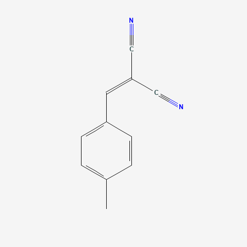 2-(4-METHYLBENZYLIDENE)-MALONONITRILE (CAS: 2826-25-7) - Chemical Structure and Molecular Formula 