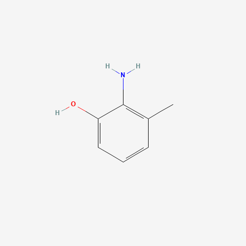 2-Amino-3-methylphenol (CAS: 2835-97-4) - Chemical Structure and Molecular Formula 