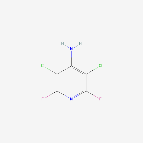 4-Amino-3,5-dichloro-2,6-difluoropyridine (CAS: 2840-00-8) - Chemical Structure and Molecular Formula 