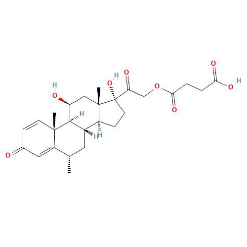 Methylprednisolone hemisuccinate (CAS: 2921-57-5) - Related Chemical Product