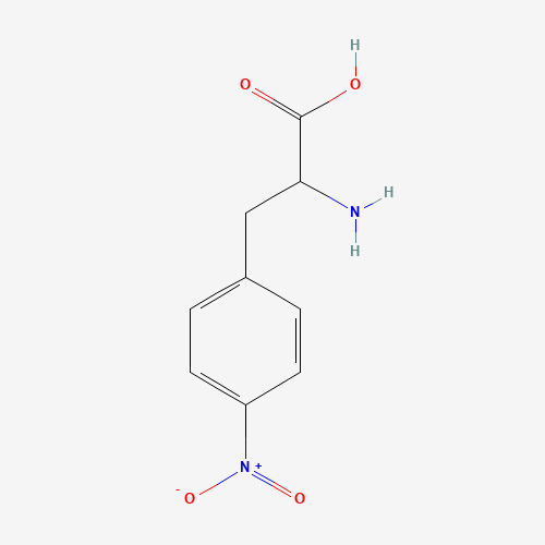 P-NITRO-DL-PHENYLALANINE chemical structure P-NITRO-DL-PHENYLALANINE (CAS: 2922-40-9) - Chemical Structure and Molecular Formula