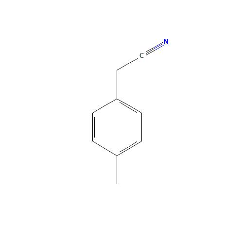 4-Methylbenzyl cyanide (CAS: 2947-61-7) - Chemical Structure and Molecular Formula 
