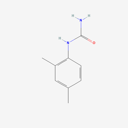 2,4-DIMETHYLPHENYLUREA (CAS: 2990-02-5) - Chemical Structure and Molecular Formula 