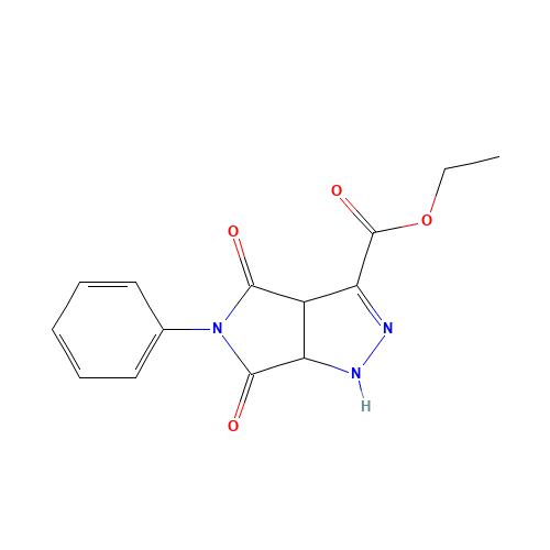 ETHYL 4,6-DIOXO-5-PHENYL-1,3A,4,5,6,6A-HEXAHYDROPYRROLO[3,4-C]PYRAZOLE-3-CARBOXYLATE (CAS: 2997-63-9) - Related Chemical Product