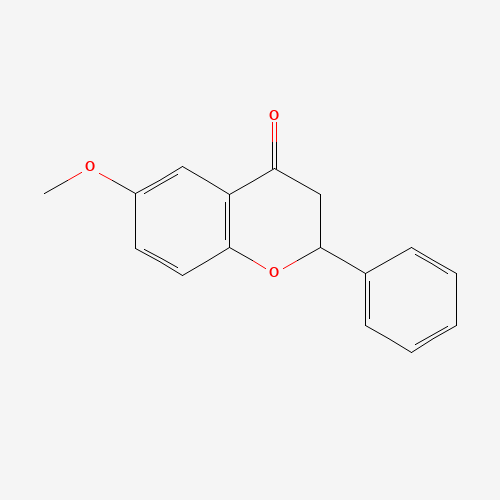 6-METHOXYFLAVANONE (CAS: 3034-04-6) - Chemical Structure and Molecular Formula 