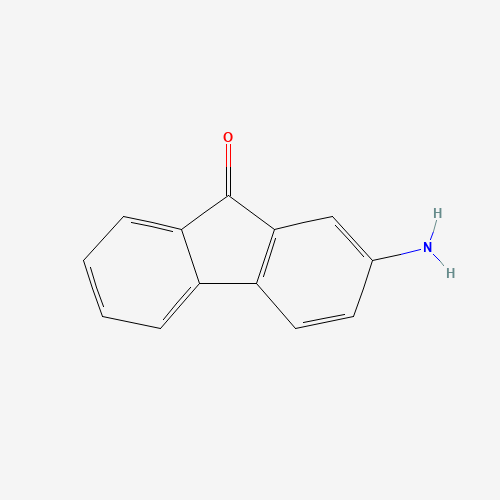 2-AMINO-9-FLUORENONE (CAS: 3096-57-9) - Chemical Structure and Molecular Formula 