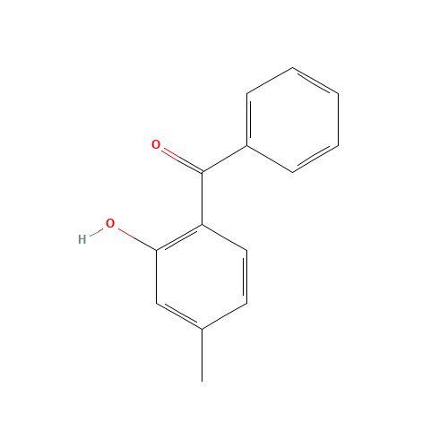 2-HYDROXY-4-METHYLBENZOPHENONE (CAS: 3098-18-8) - Chemical Structure and Molecular Formula 