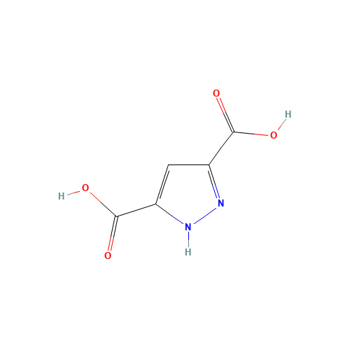 3,5-PYRAZOLEDICARBOXYLIC ACID (CAS: 3112-31-0) - Chemical Structure and Molecular Formula 