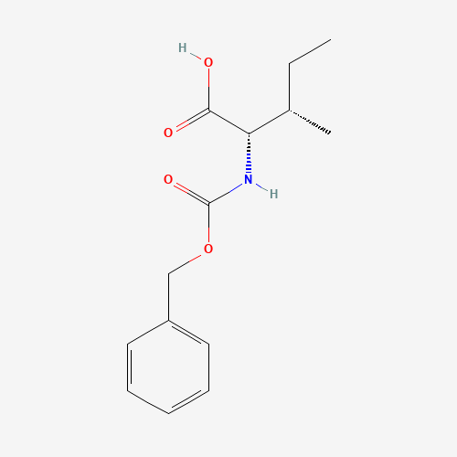 N-Cbz-L-Isoleucine (CAS: 3160-59-6) - Chemical Structure and Molecular Formula 
