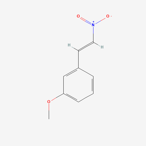 1-Methoxy-3-(2-nitrovinyl)benzene (CAS: 3179-09-7) - Chemical Structure and Molecular Formula 
