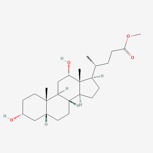 METHYL DESOXYCHOLATE (CAS: 3245-38-3) - Chemical Structure and Molecular Formula 