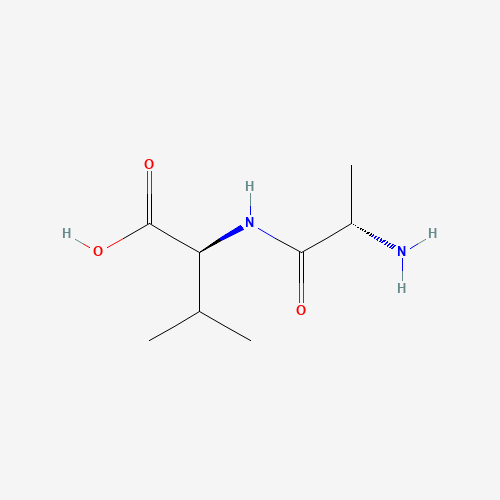 H-ALA-VAL-OH (CAS: 3303-45-5) - Chemical Structure and Molecular Formula 