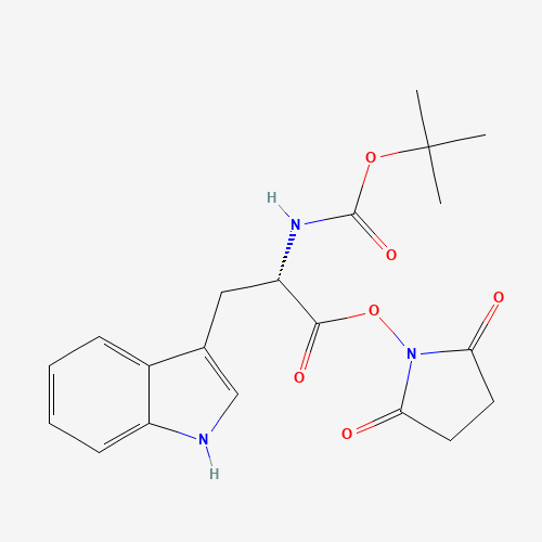 BOC-TRP-OSU (CAS: 3392-11-8) - Chemical Structure and Molecular Formula 