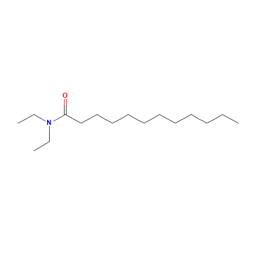 N,N-Diethyldodecanamide (CAS: 3352-87-2) - Chemical Structure and Molecular Formula 