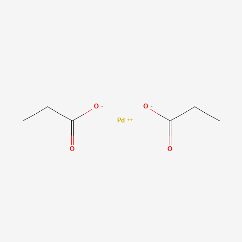PALLADIUM(II) PROPIONATE (CAS: 3386-65-0) - Chemical Structure and Molecular Formula 