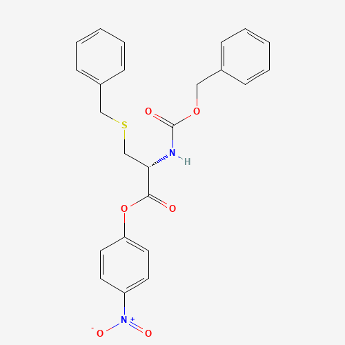 Z-CYS(BZL)-ONP (CAS: 3401-37-4) - Chemical Structure and Molecular Formula 