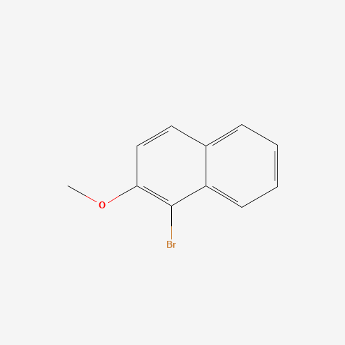 1-BROMO-2-METHOXYNAPHTHALENE (CAS: 3401-47-6) - Chemical Structure and Molecular Formula 
