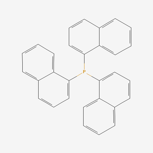 Tri(1-naphthyl)phosphine (CAS: 3411-48-1) - Chemical Structure and Molecular Formula 