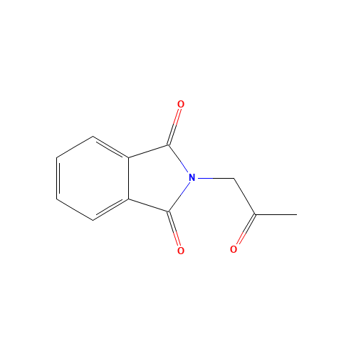 Phthalimidoacetone (CAS: 3416-57-7) - Chemical Structure and Molecular Formula 