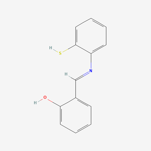 SALICYLIDENEAMINO-2-THIOPHENOL (CAS: 3449-05-6) - Chemical Structure and Molecular Formula 