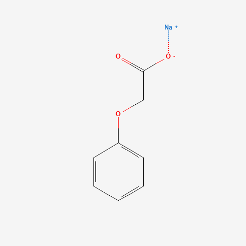 Sodium phenoxyacetate (CAS: 3598-16-1) - Chemical Structure and Molecular Formula 