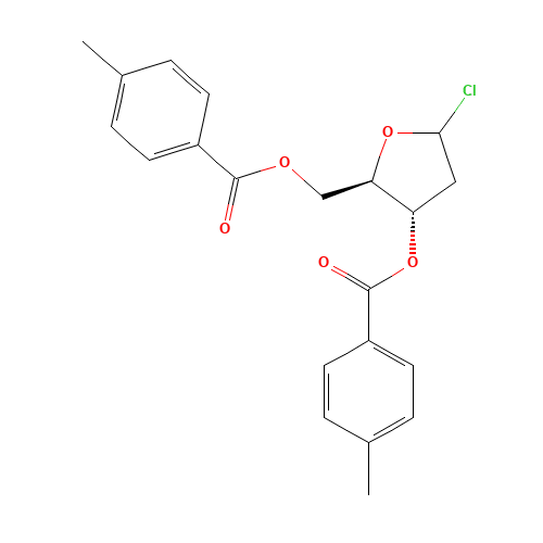 1-Chloro-3,5-di-O-toluoyl-2-deoxy-D-ribofuranose (CAS: 3601-89-6) - Related Chemical Product
