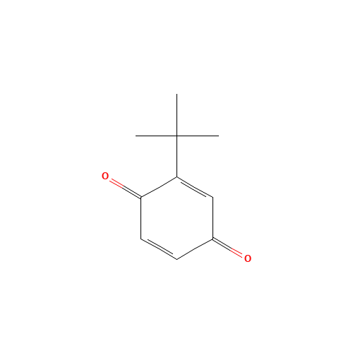 2-tert-Butyl-1,4-benzoquinone (CAS: 3602-55-9) - Chemical Structure and Molecular Formula 
