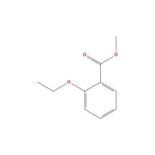 Methyl 2-ethoxybenzoate (CAS: 3686-55-3) - Chemical Structure and Molecular Formula 