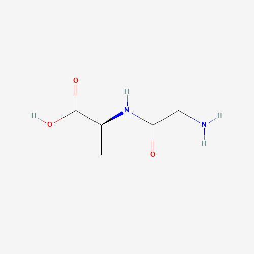 GLYCYL-L-ALANINE (CAS: 3695-73-6) - Chemical Structure and Molecular Formula 