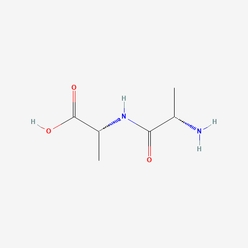 H-ALA-D-ALA-OH (CAS: 3695-80-5) - Chemical Structure and Molecular Formula 
